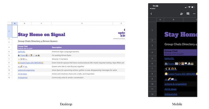 =688x360 existing directory (on google drive, desktop + mobile view)